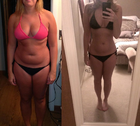 before-after-weight-loss-pink-top